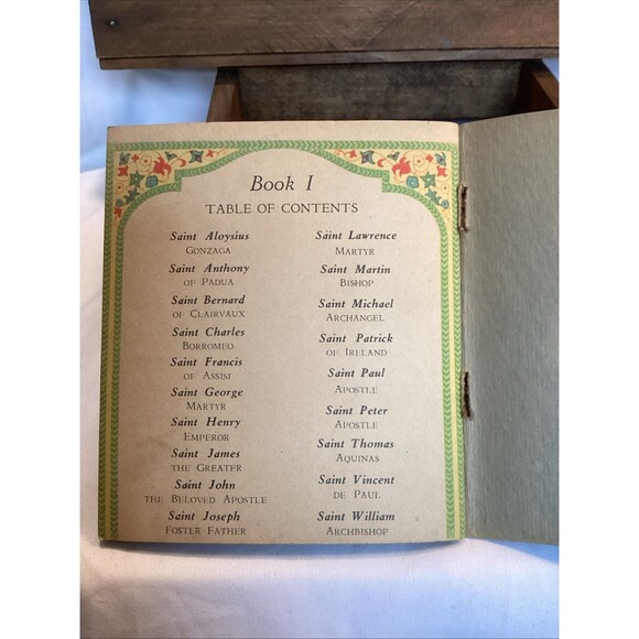 Miniature Stories Of The Saints Book Set One Three & Four 1940s Mini Paperback - Picture 10 of 16
